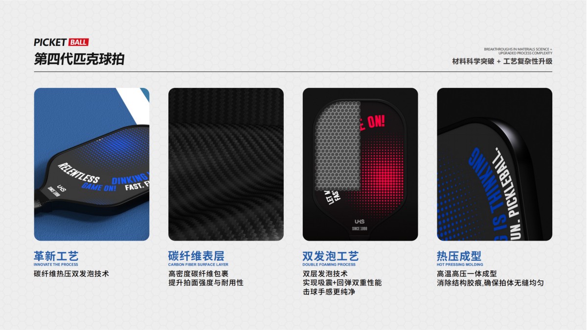 匹克球拍尺寸演變：從木制拍到現(xiàn)代碳纖維拍